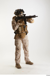 Photos Casey Schneider Paratrooper Pose 5 aiming gun standing whole…